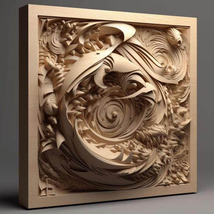 نموذج ثلاثي الأبعاد لآلة CNC 3D Art 